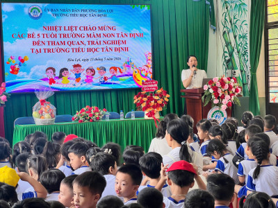 Hành trình khám phá: khi bé lớp lá ghé thăm trường tiểu học Tân Định